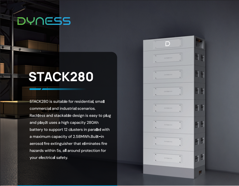 Dyness STACK280 high-voltage battery system